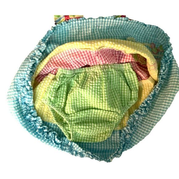 Emily Rose Rainbow Seersucker Beach Dress - Picture 3 of 5